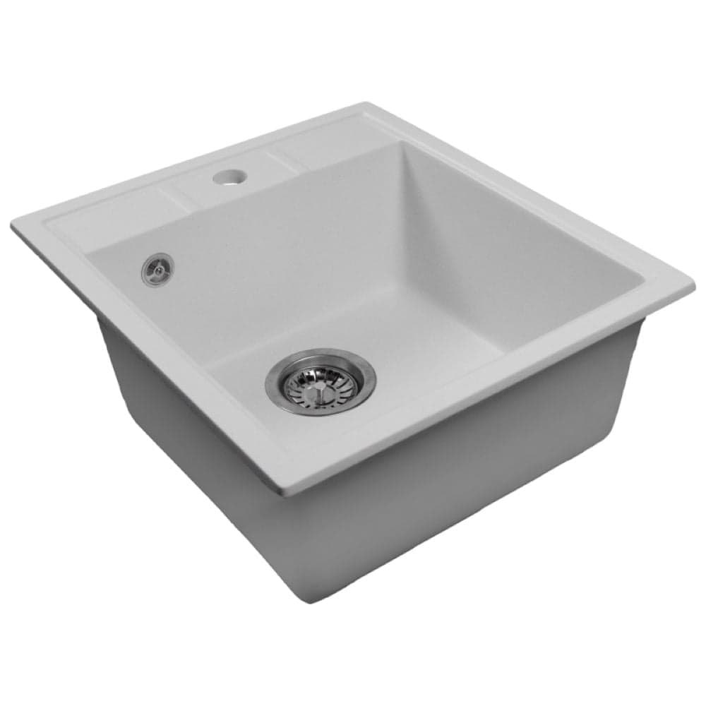 Мойка MIXLINE ML-GMS110 СТАНДАРТ прямоугольная, белый 331, 497_440_175мм 558091