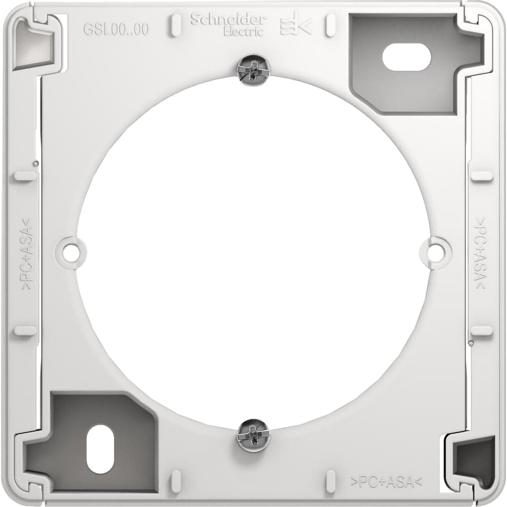 Коробка Systeme Electric Glossa Бел наружного монтажа SE GSL000100