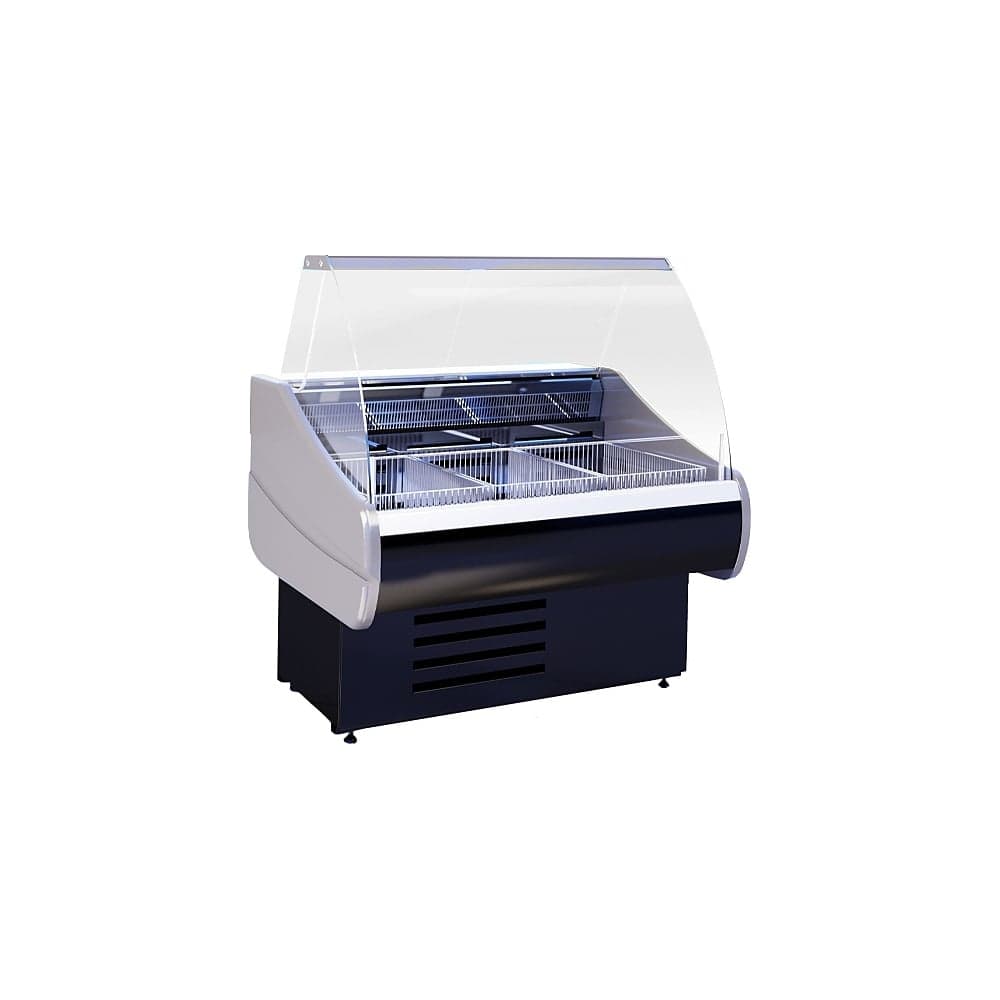 Витрина морозильная Cryspi ВПН Octava M 1800 (верх 3002, низ 7016, с боковинами) О ВПН1 180ГR290