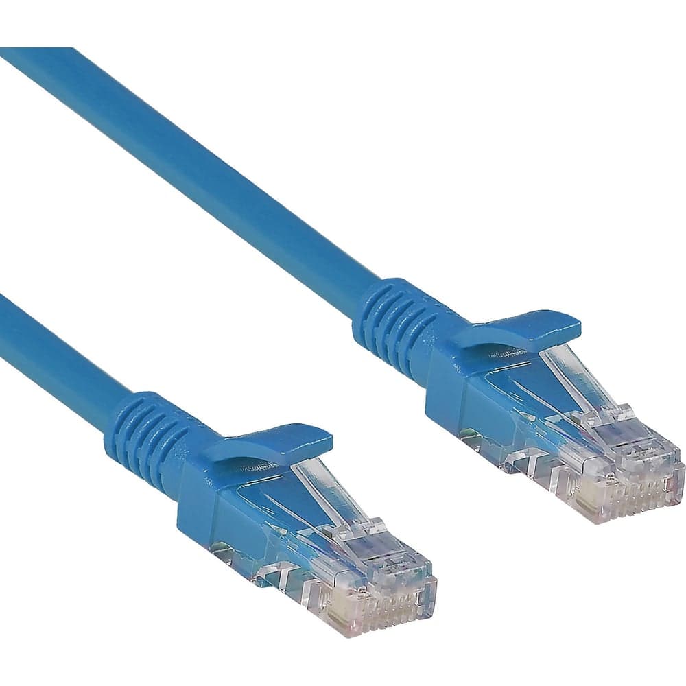 Патч-корд ExeGate UTP-RJ45-RJ45-C6-0 5M-BL UTP cat 6 0.5м синий 282024