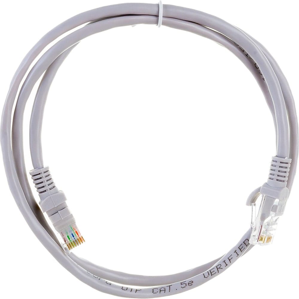 Патч-корд ExeGate UTP-RJ45-RJ45-5e-1M-GY UTP cat 5e 1м серый 138961