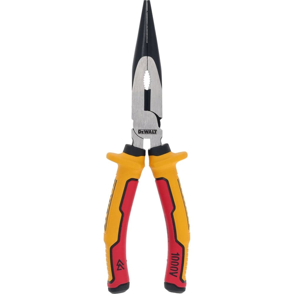 Плоскогубцы Dewalt с удлиненными губками и токоизолирующими рукоятками, 20 см DWHT82804-0