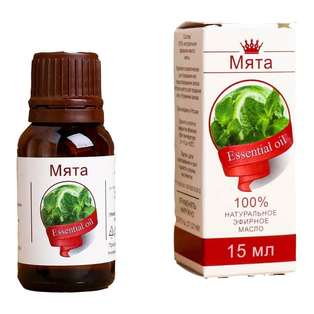 Эфирное масло Сималенд Мята флакон-капельница, 15 мл 2496218