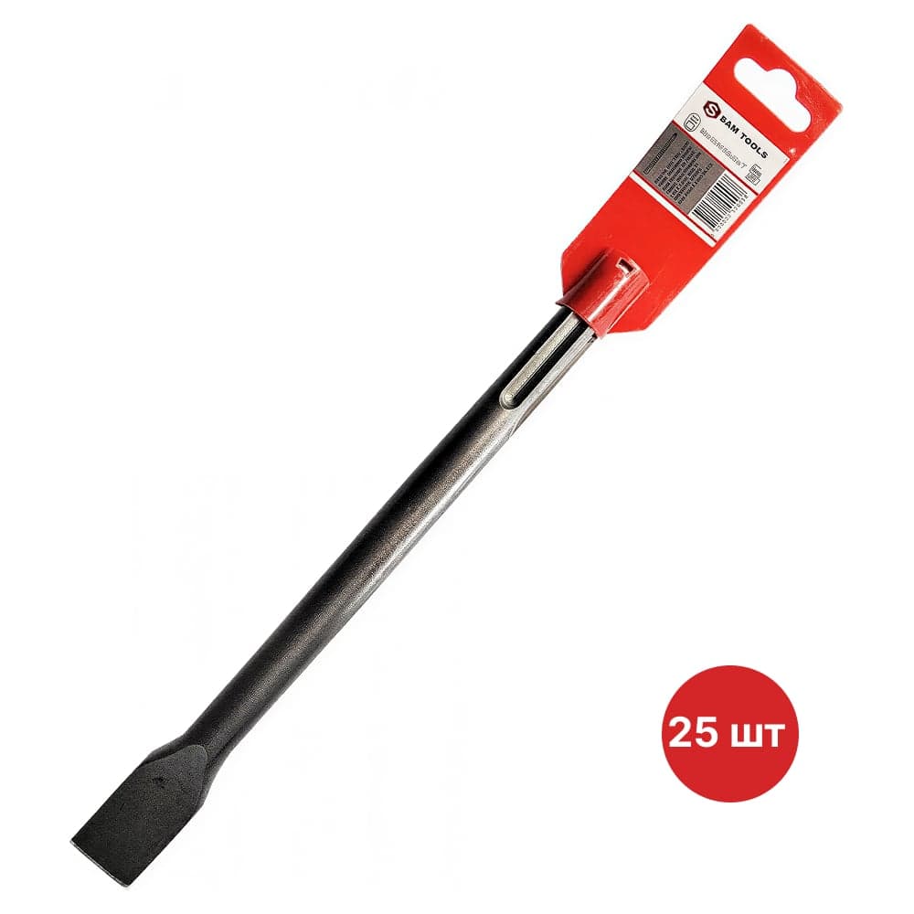 Зубило SAMGRUPP SDS-max 18х25х600 мм АРМАТА 25 шт SAMC-051125600-25
