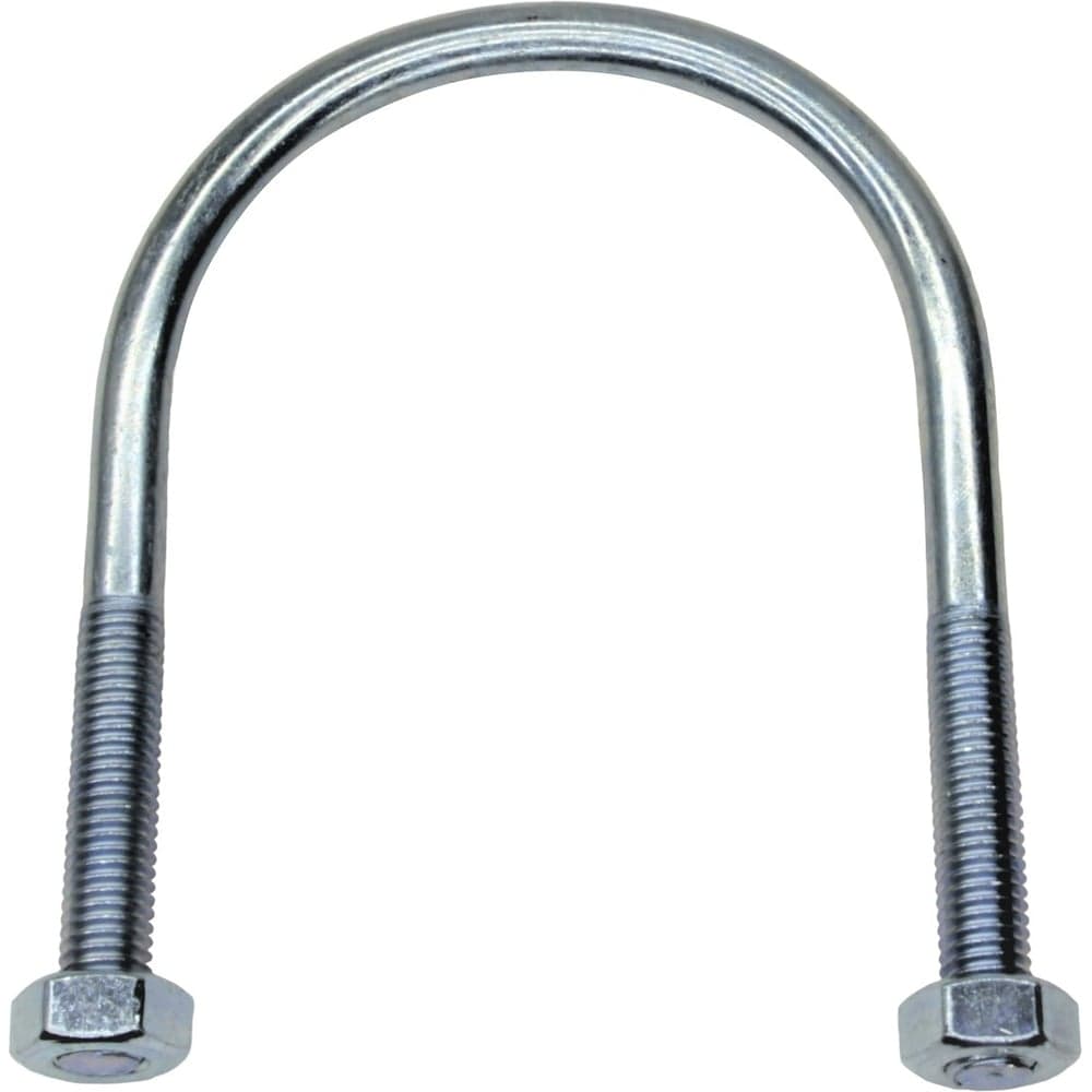Хомут (скоба) STALMAX U-образный LCU М20 386 (15) (DIN 3570) с двумя гайками в комплекте (арт. 11647) оц. сталь (уп. 5 шт) 11647-023