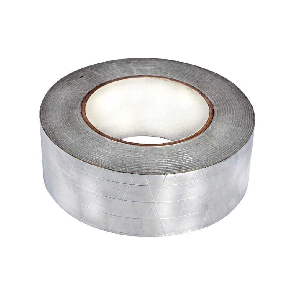 Скотч алюминиевый STALMAX армированный LAL-R 50 мм (40м) монтажный (арт. 10631) (уп. 24 шт) 10631-023
