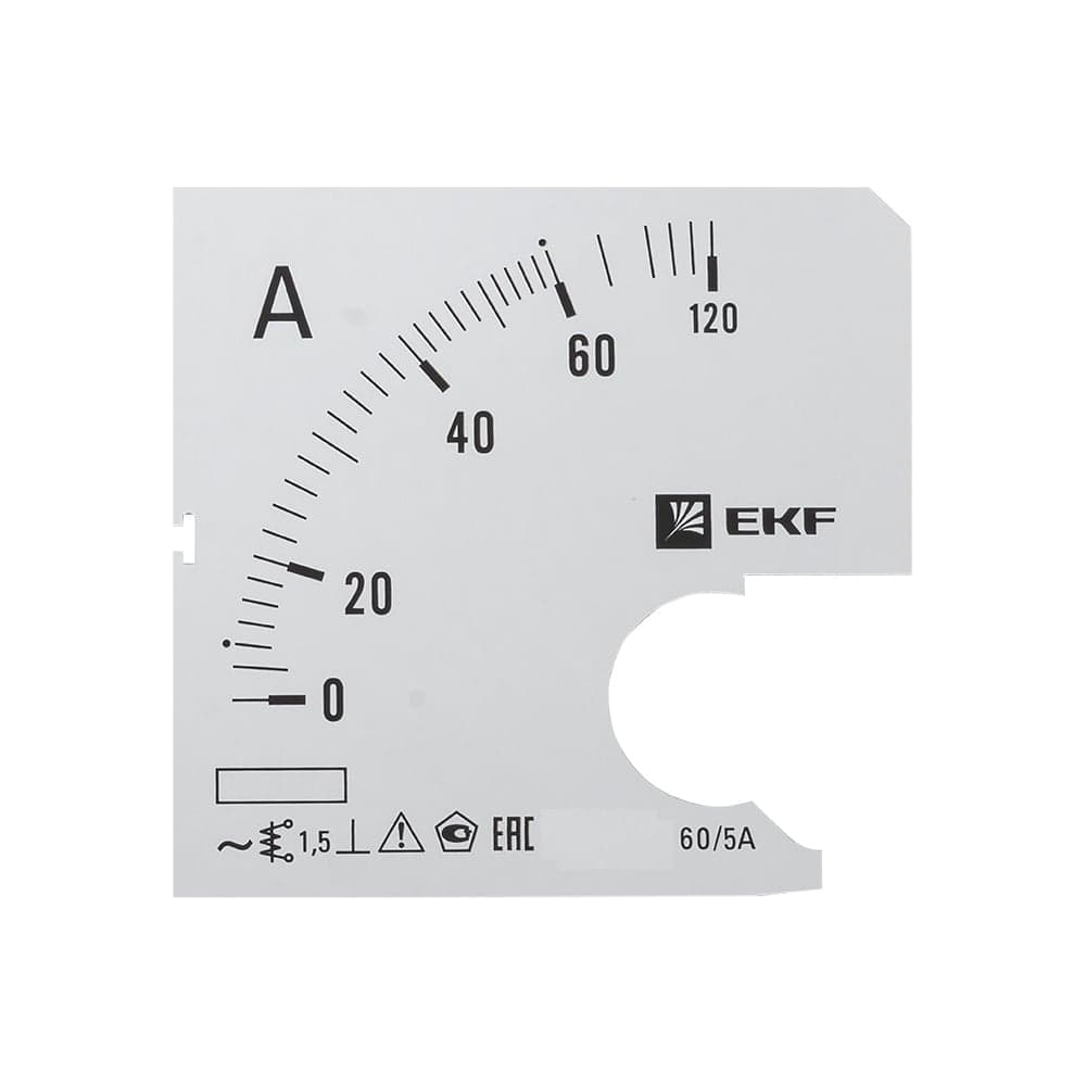 Шкала сменная PROxima 60/5А-1,5 для A961 EKF s-a961-60