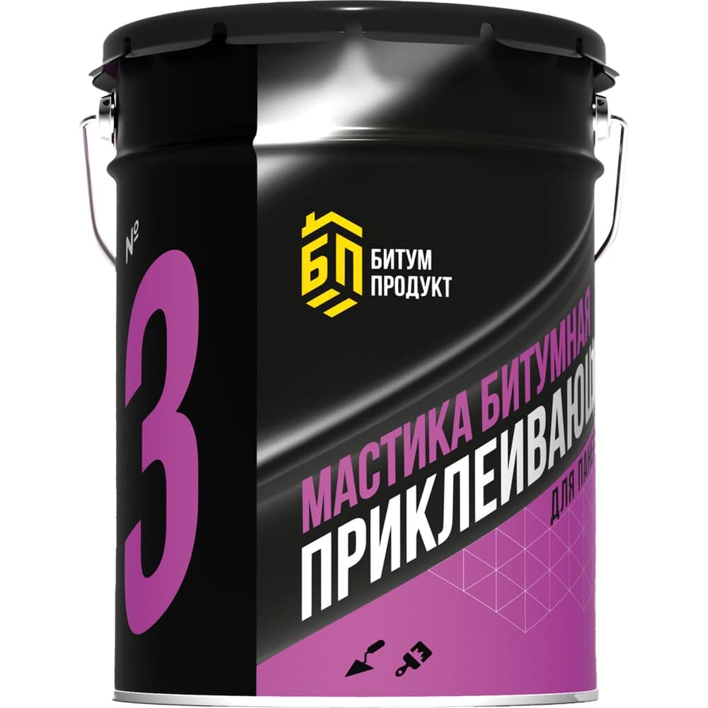 Мастика битумная для приклеивания XPS БИТУМ ПРОДУКТ, 21,5 л, ВР-30, BP-30