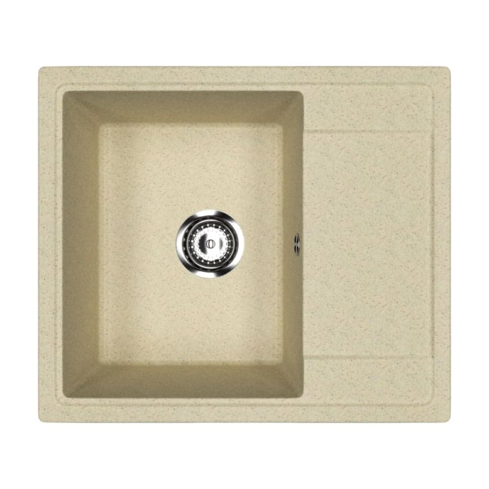 Мойкa MIXLINE ML-GMU05 УЛЬТРА с крылом, бежевый камень, 575_495 мм глуб. чаши 190 556727