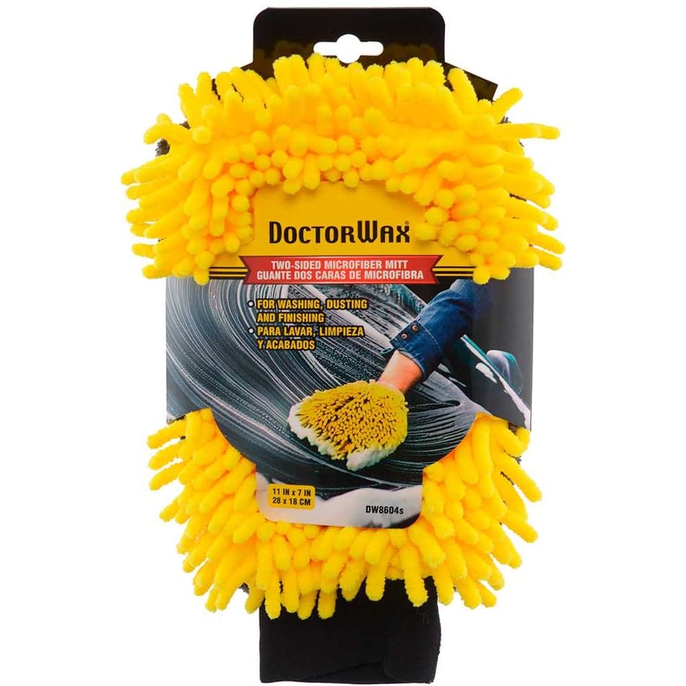 Двухсторонняя рукавица DoctorWax из микрофибры, для мойки автомобиля DW8604s
