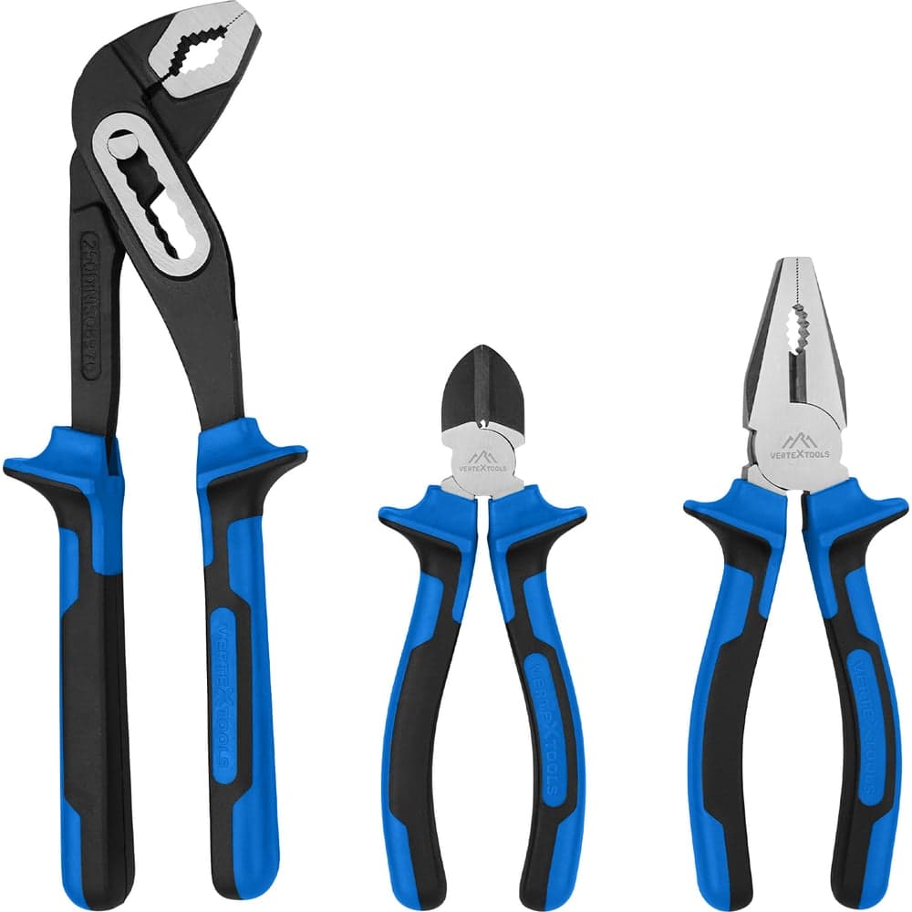 Набор шарнирно-губцевого инструмента vertextools 3 предмета 4204-160