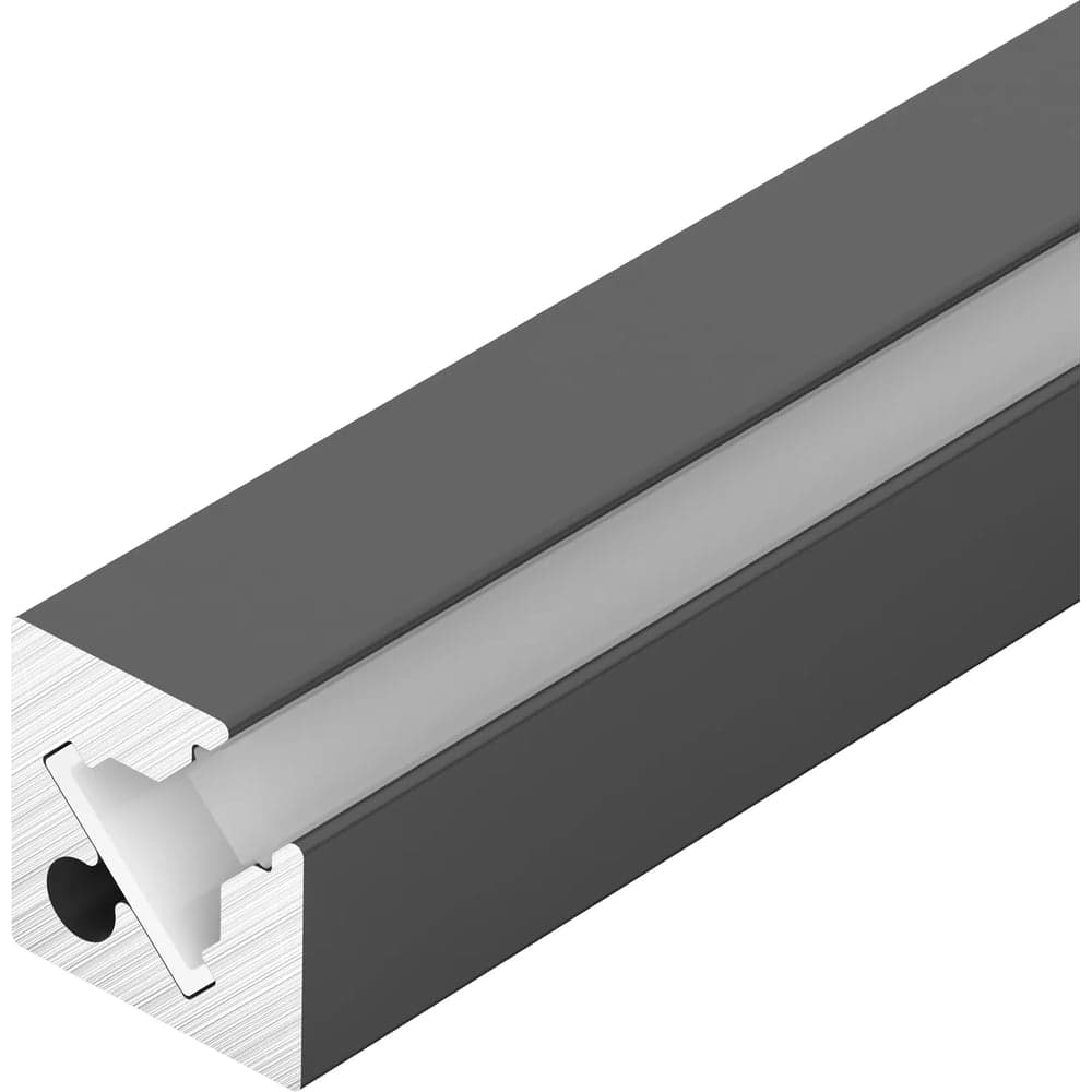 Профиль с экраном Arlight SL-KANT-H10-SQUARE-2000 IRON GREY 1комплект 055325