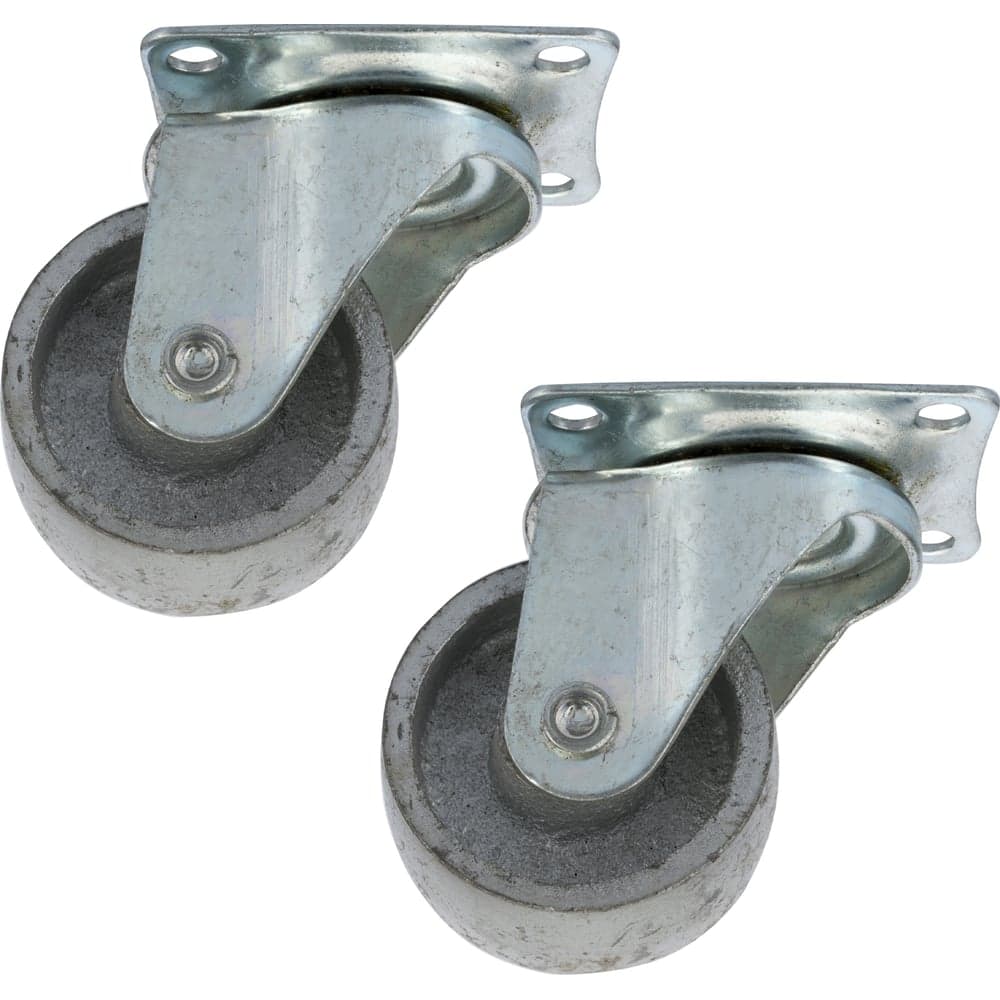 Набор колес Caster 2шт./38мм стальные, поворотные. 23038C-Н