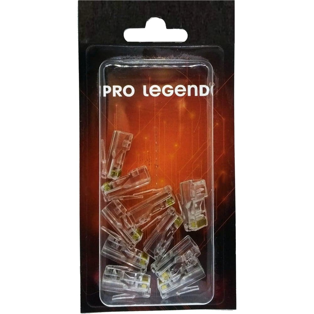 Разъем RJ45 Pro Legend категории 5е 8P8C 10шт PL1276