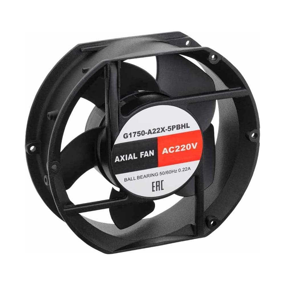 Осевой вентилятор SILART 172x150x51, 230 VAC, подшипник качения G1750-A22X-5PBHL