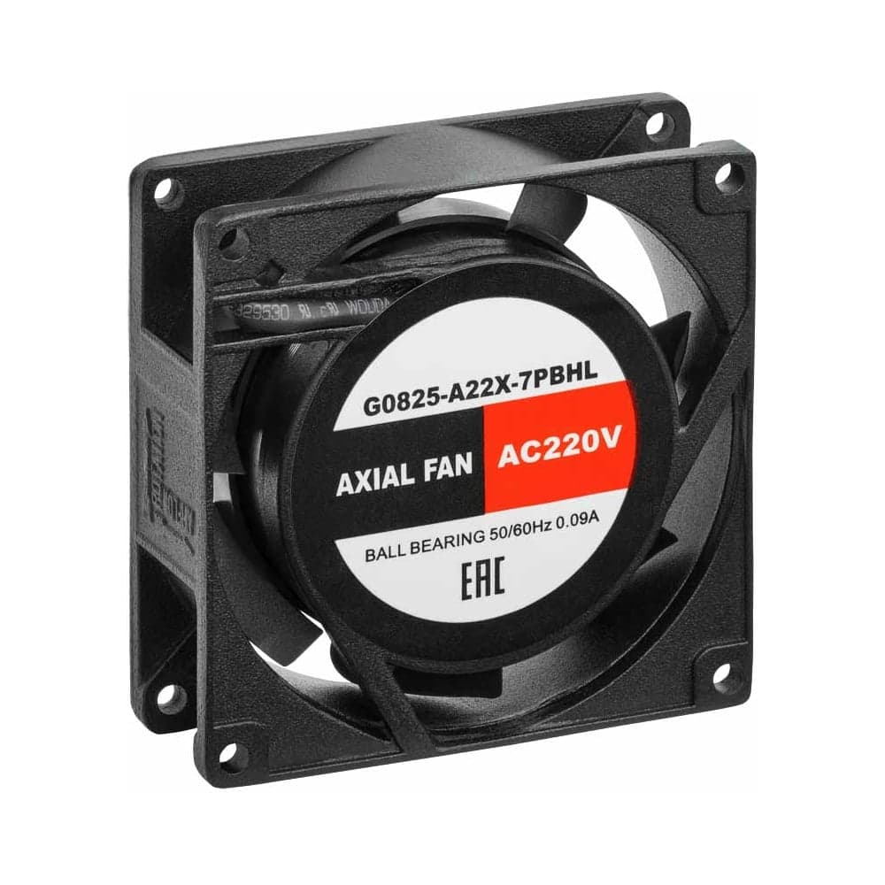 Осевой вентилятор SILART 80x80x25, 220 VAC, подшипник качения G0825-A22X-7PBHL