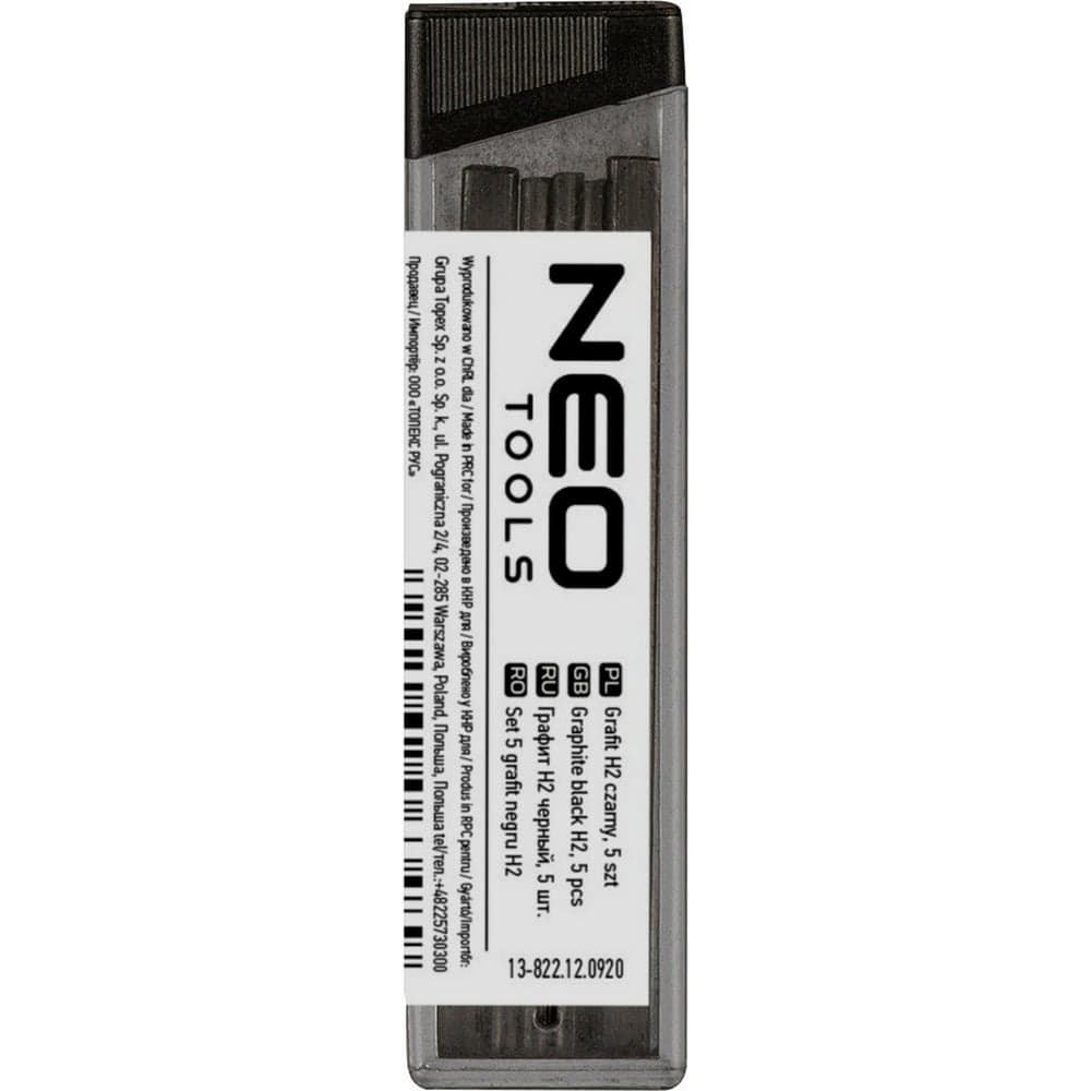 H2 грифель NEO Tools черный для 13-810, 5 шт. 13-822