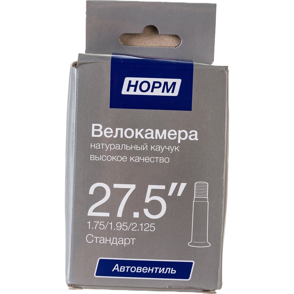 Велосипедная камера NORM Стандарт 27.5", 1.9/2.125 HP-275-19-2125