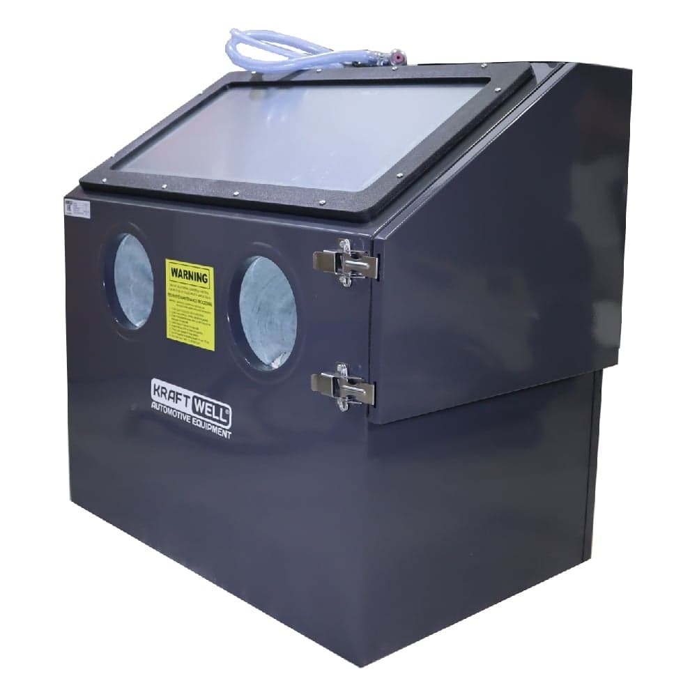 Пескоструйная настольная камера KraftWell боковая загрузка, 110 л KRW-SB110