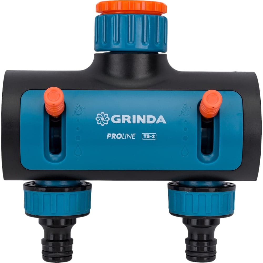 Двухканальный распределитель с внутренней резьбой GRINDA PROLine TS-2, 3/4"-1" 8-426312_z02