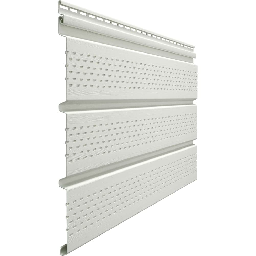 Перфорированный софит DOCKE STANDARD пломбир PSSL-1044