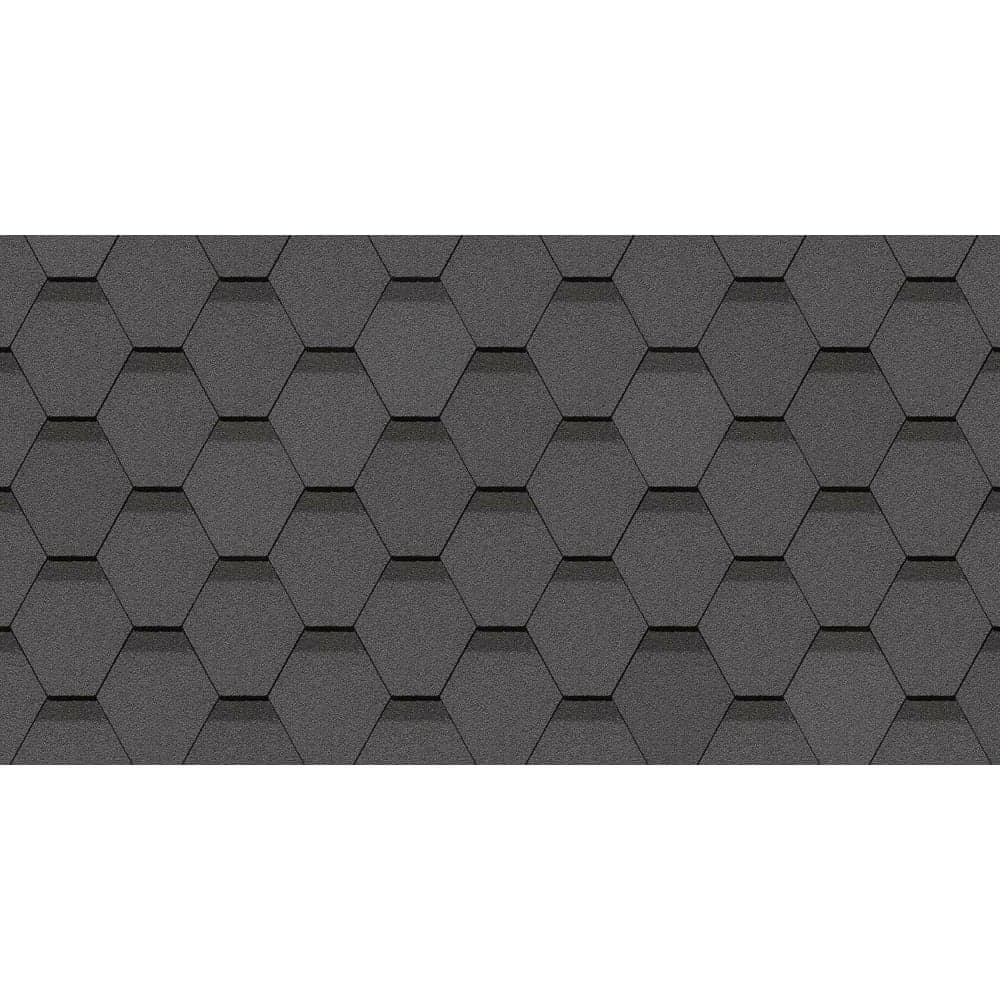 Гибкая черепица DOCKE PIE STANDARD СОТА серый ZRSM-1045