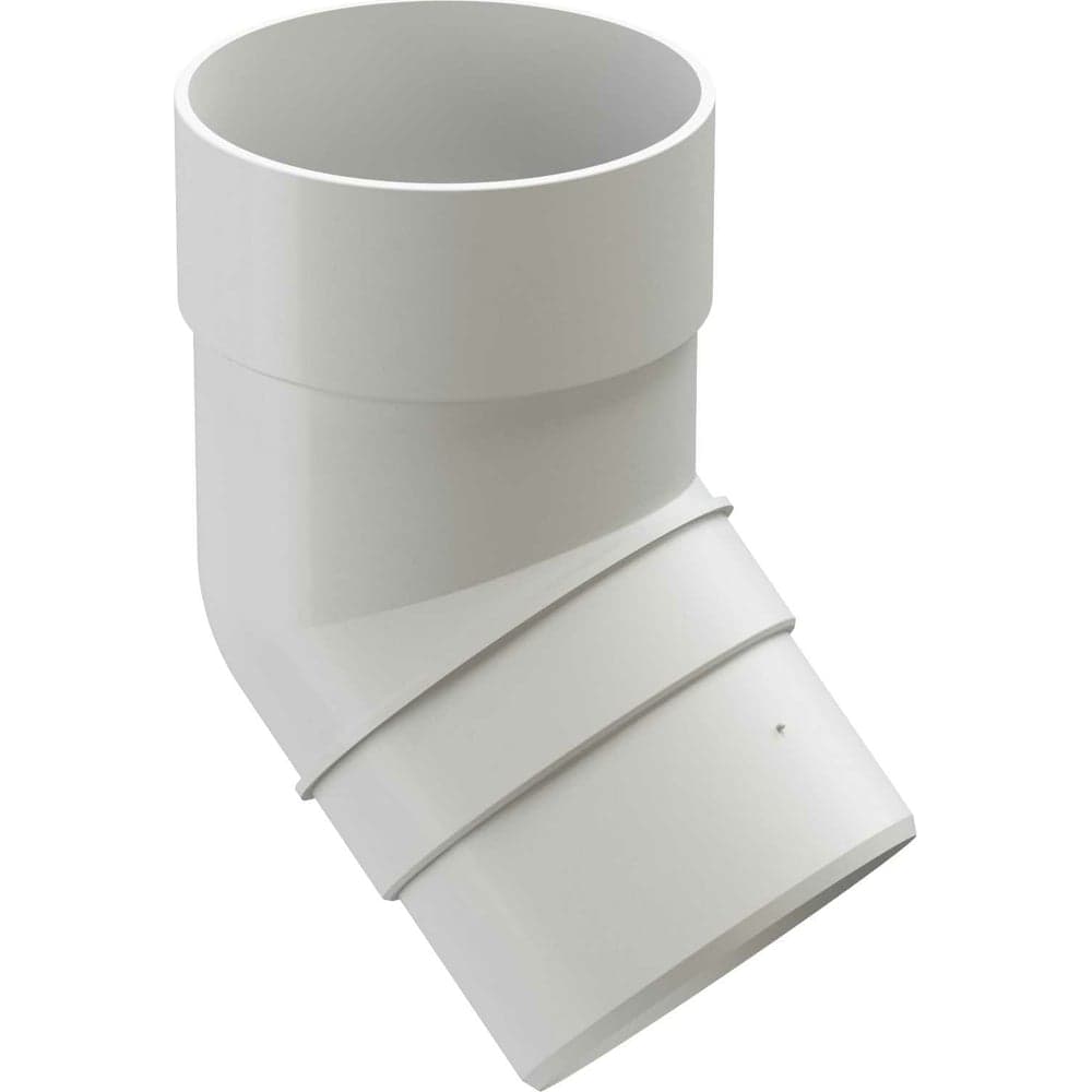 Колено DOCKE PREMIUM (45 градусов; пломбир) PVSA-1044