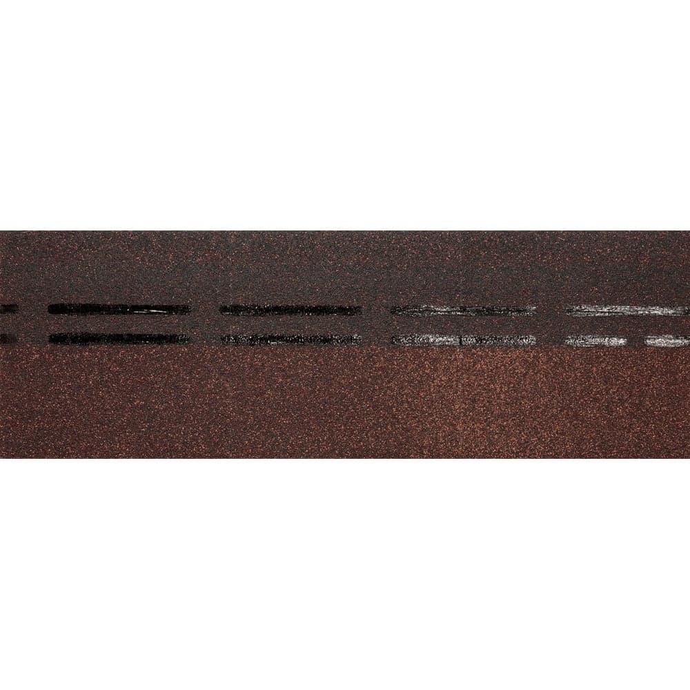 Коньково-карнизная черепица DOCKE PIE STANDARD коричневый ZRSS-1023