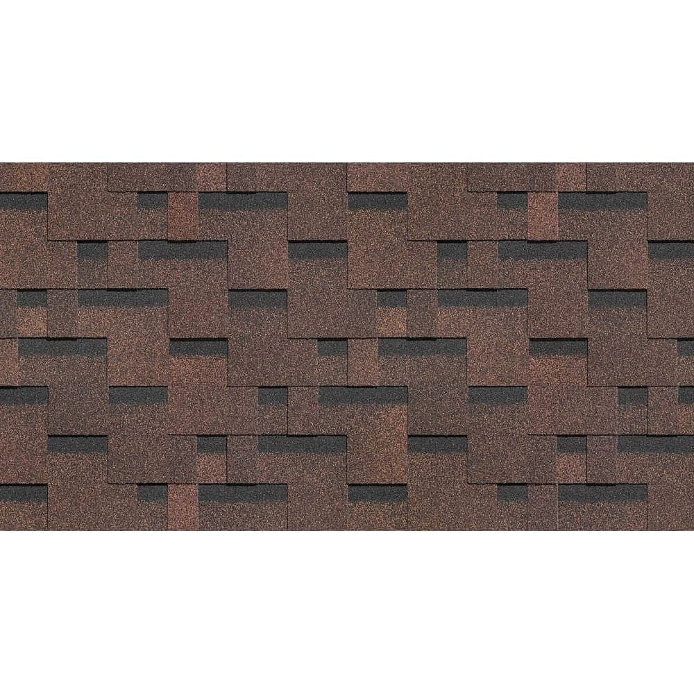 Гибкая черепица DOCKE PIE STANDARD ТЕТРИС коричневый ZRST-1023