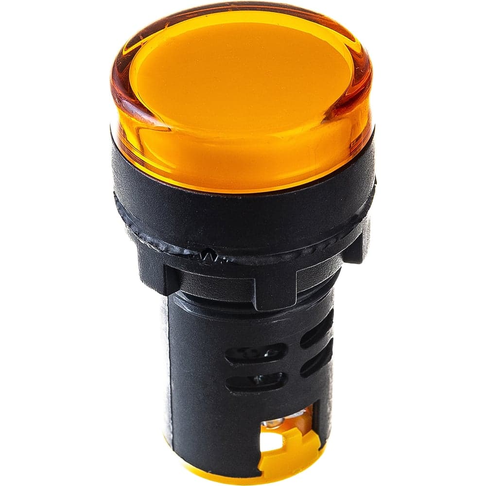 Индикаторная лампа Navigator NBI-I-AD22-230-Y желтая, d22мм, 230В AC/DC 82802