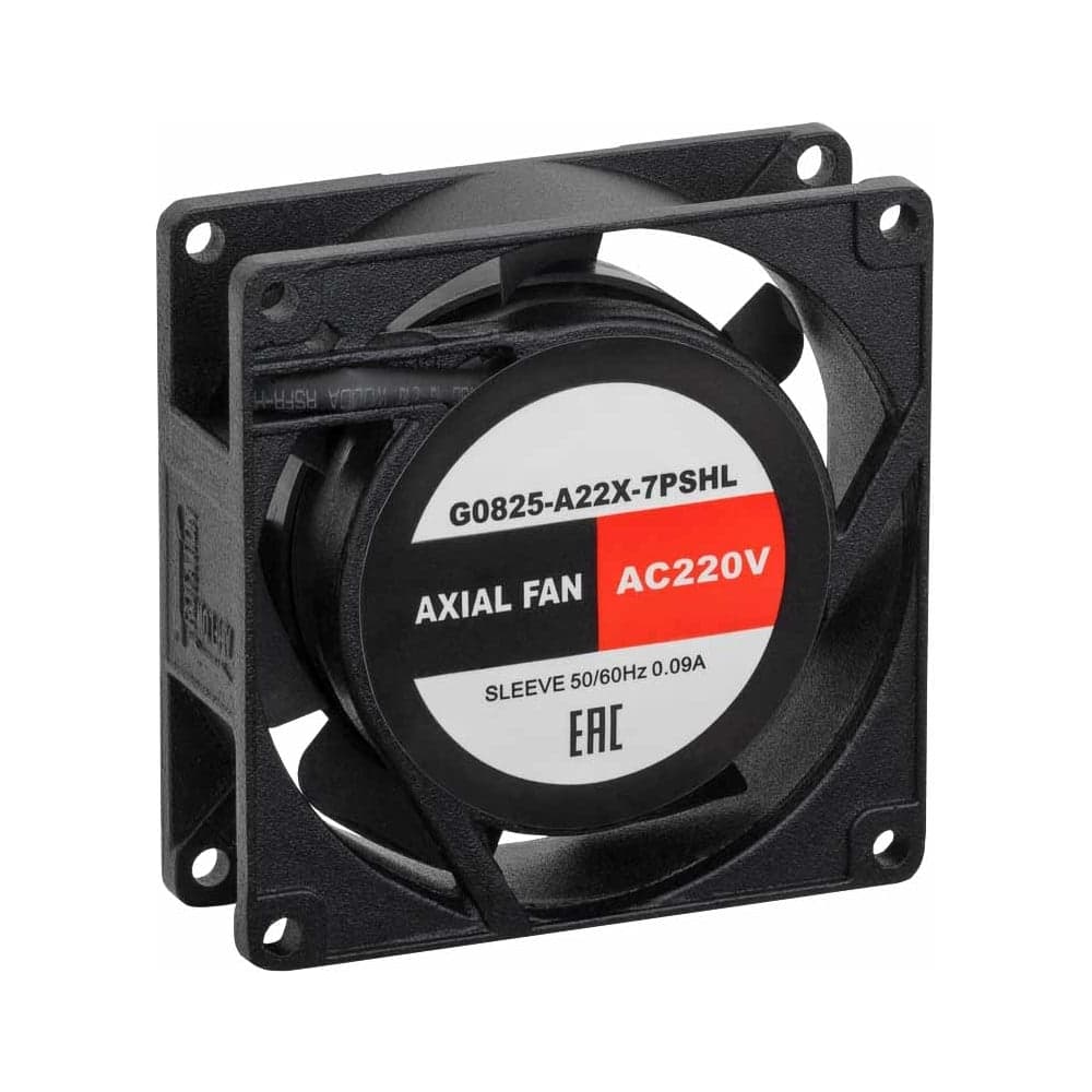 Осевой вентилятор SILART 80x80x25, 220 VAC, подшипник скольжения G0825-A22X-7PSHL