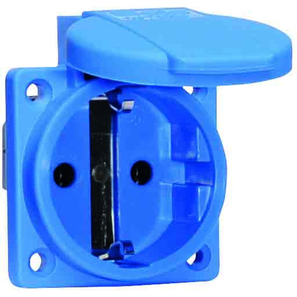 Встраиваемая розетка Bals Schuko 16A, 3p, 250V, IP54, синяя 71094-b