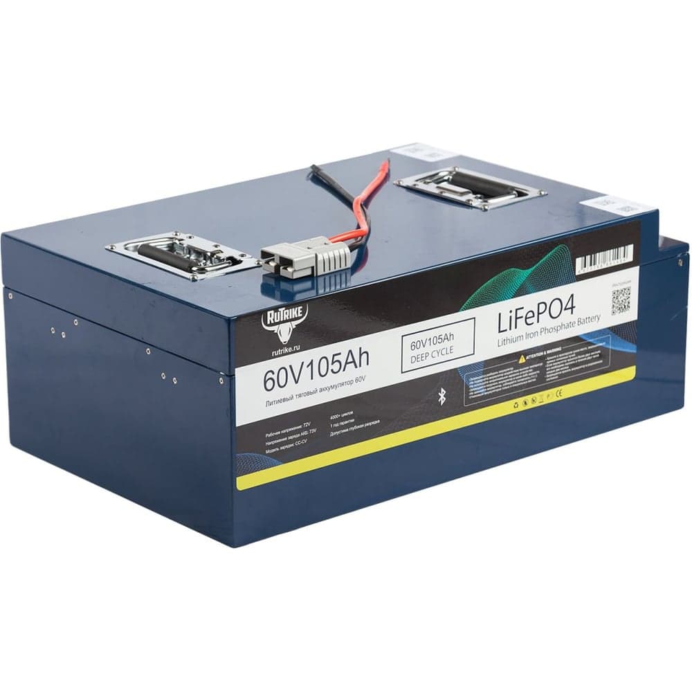Аккумуляторная батарея литиевая LiFePO4 Rutrike 60V/105Ah/100A BT 026040