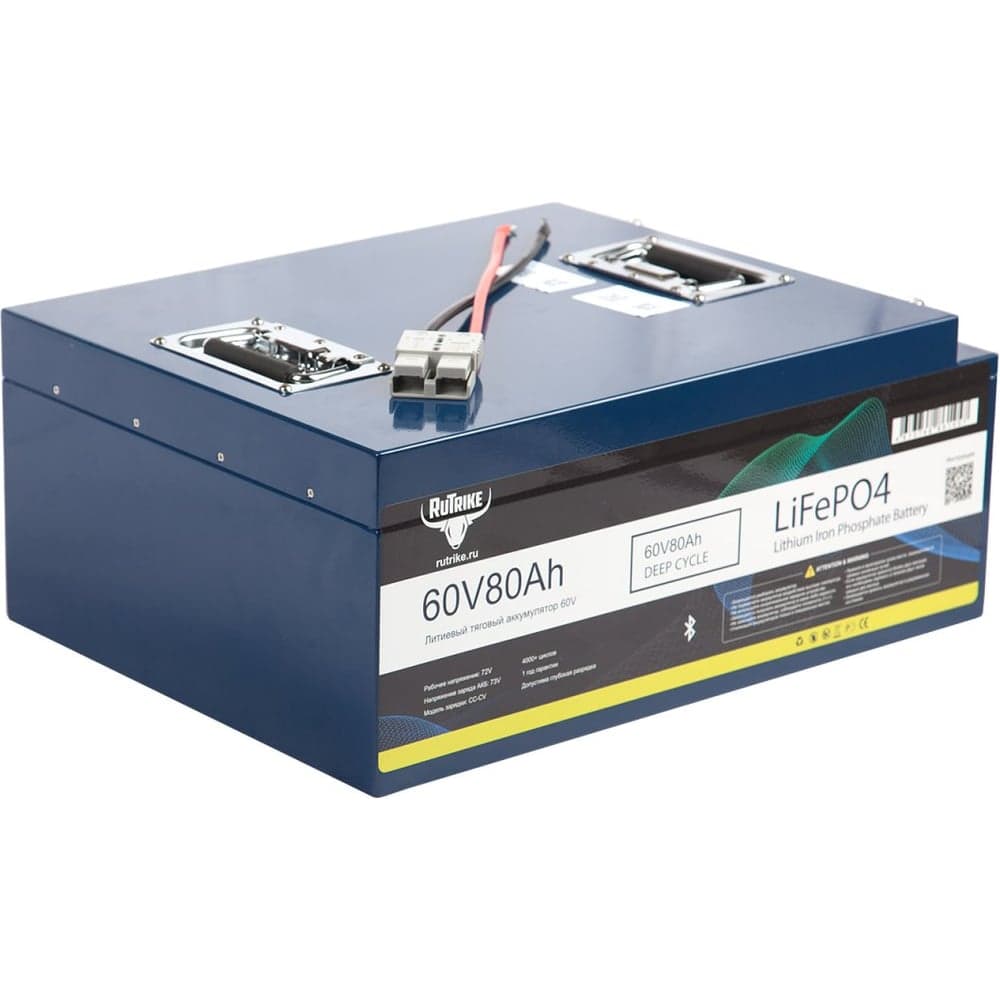 Аккумуляторная батарея литиевая LiFePO4 Rutrike 60V/80Ah/80A BT 026039