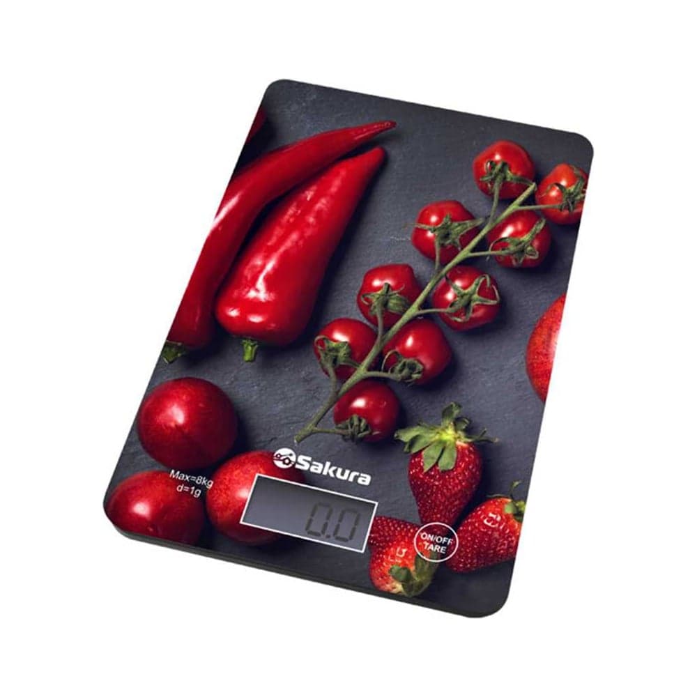 Весы кухонные Sakura SA-6077BS 8кг элек перцы 00000041353