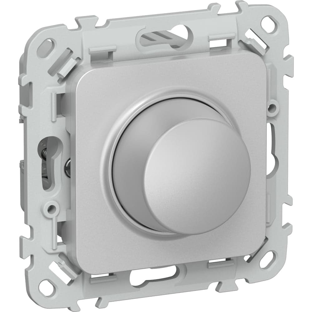 Светорегулятор проходной IEK FLITE TRIAC 550Вт СС26-5-12-ФлА алюминий FI-D23-0550-P-K47