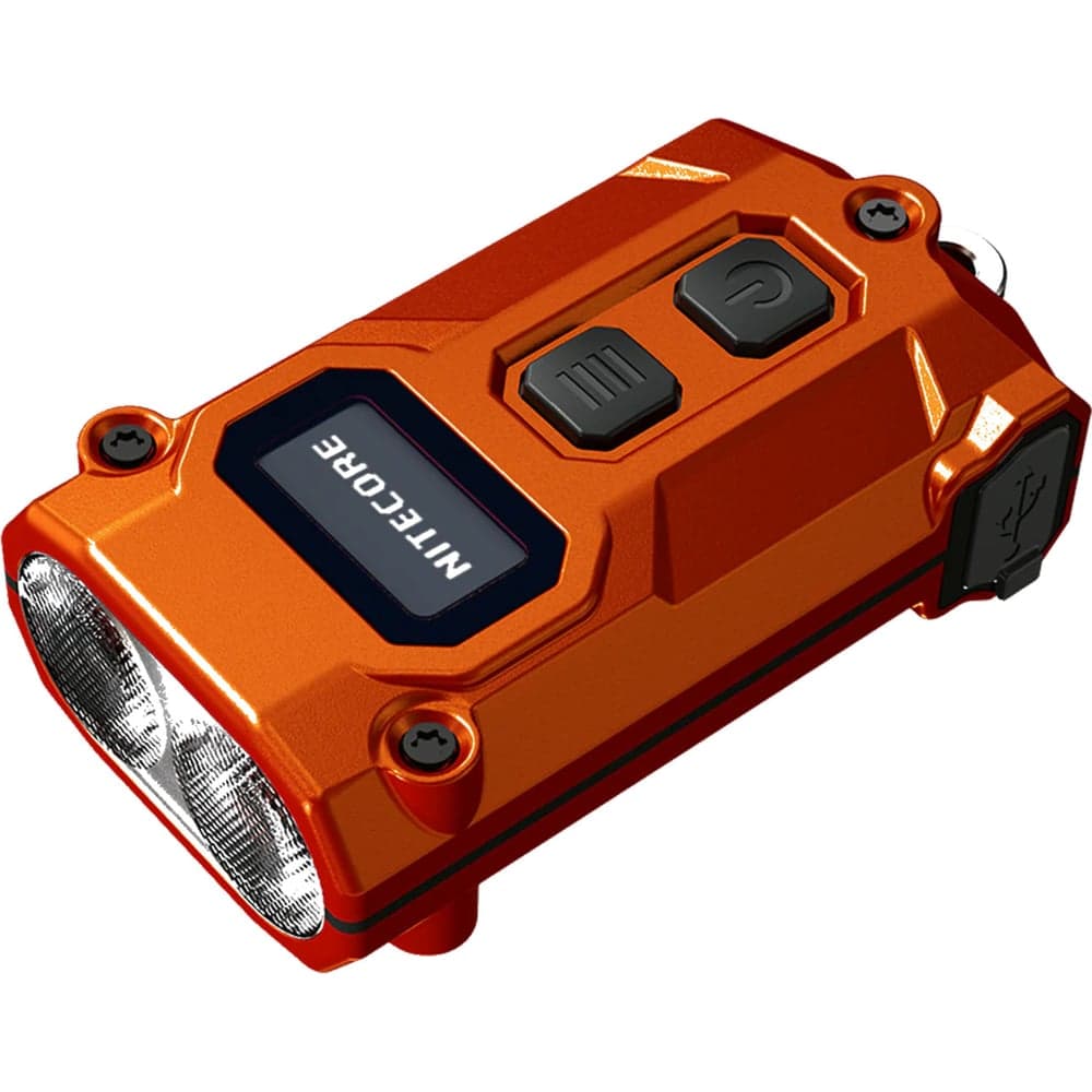 Наключный фонарь NITECORE TINI3 ORANGE MCT/UHE, 600 Люмен, 90 м, 85 ч, 330 мАч, USB-C 2621