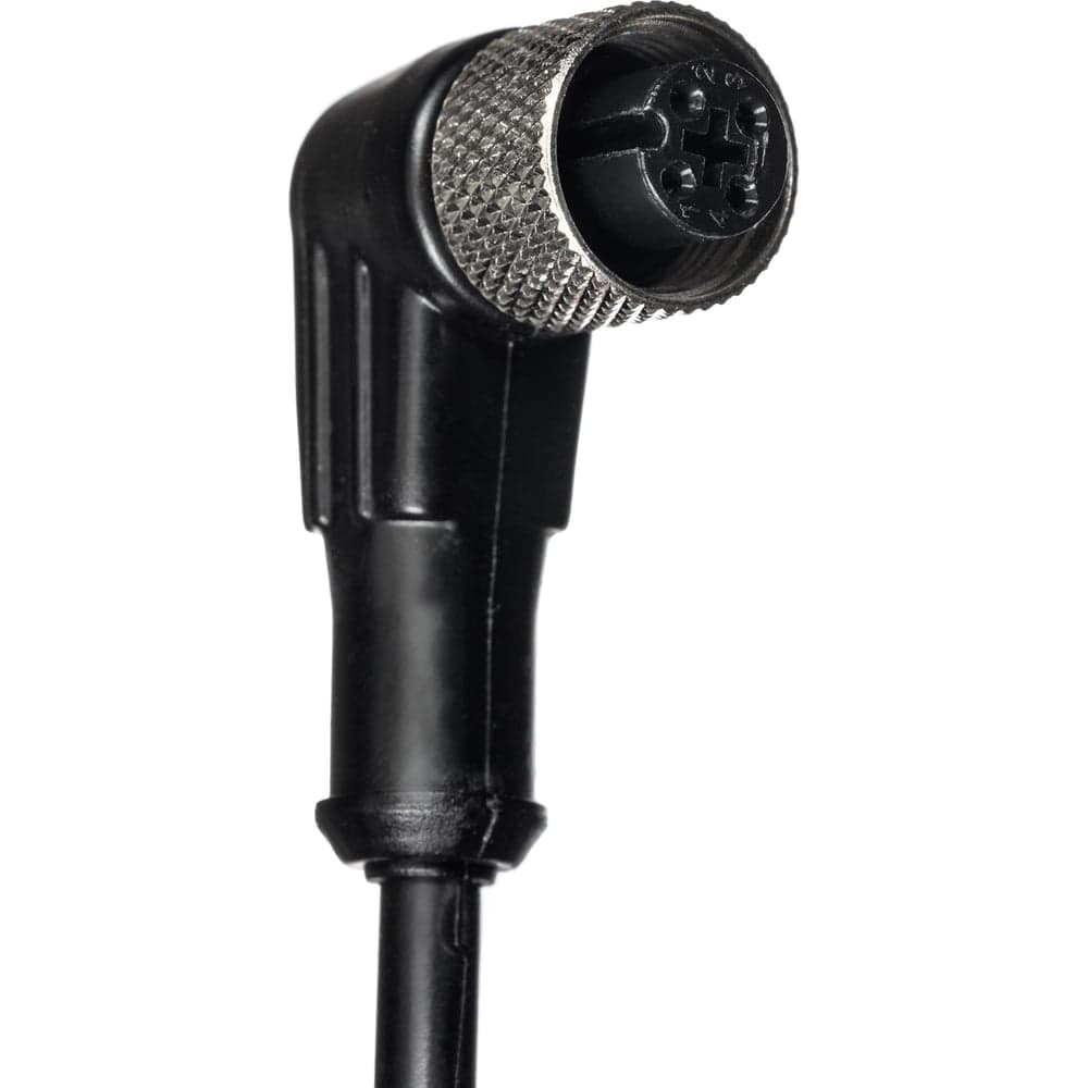Кабель с разъёмом Prompower 2 метра. Разъём M12 угловой. 4-pin KJT-J12A4-TA KJTJ12A4TA