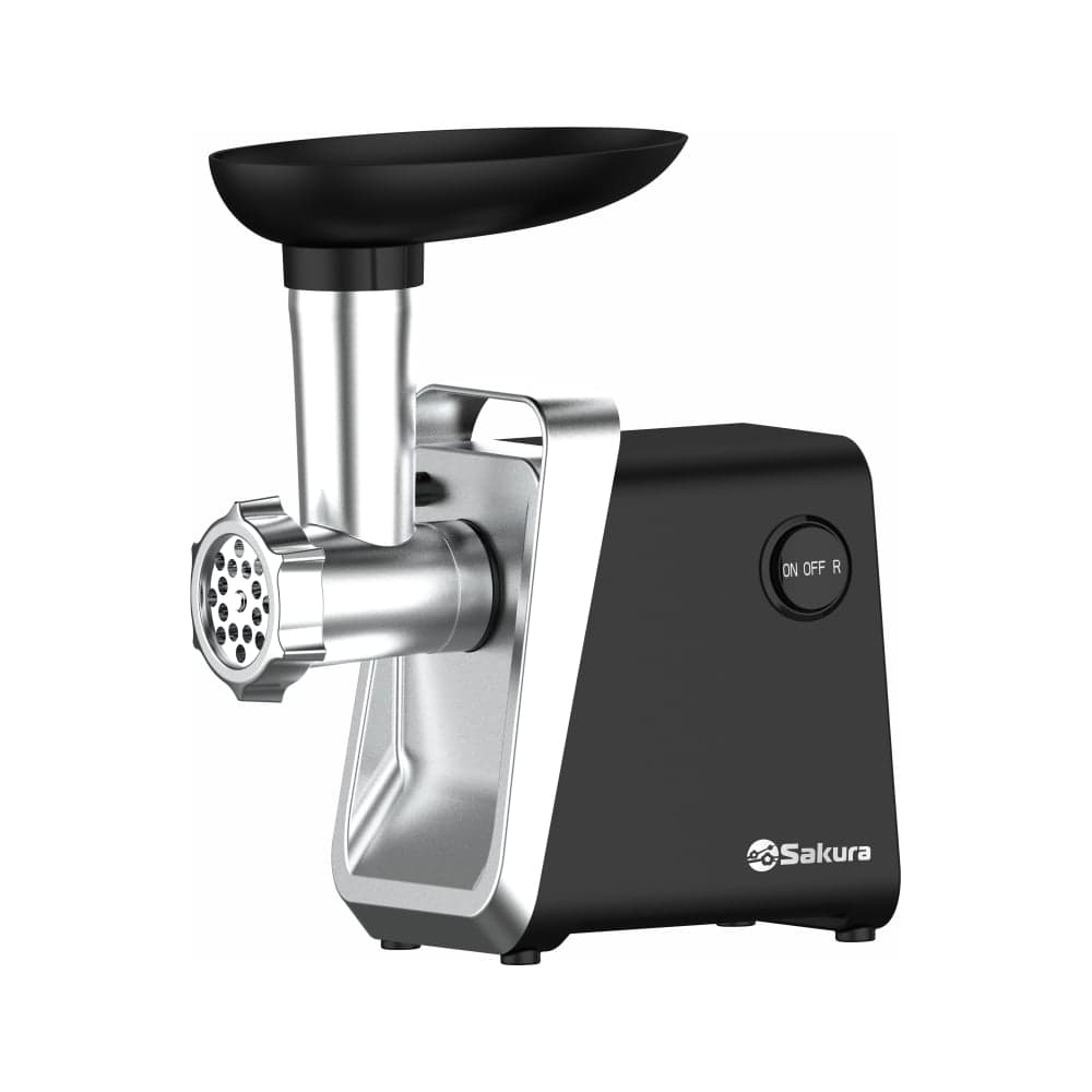 Мясорубка SAKURA SA-6431BK 1600Вт, реверс, комплект насадок РТ-00070637