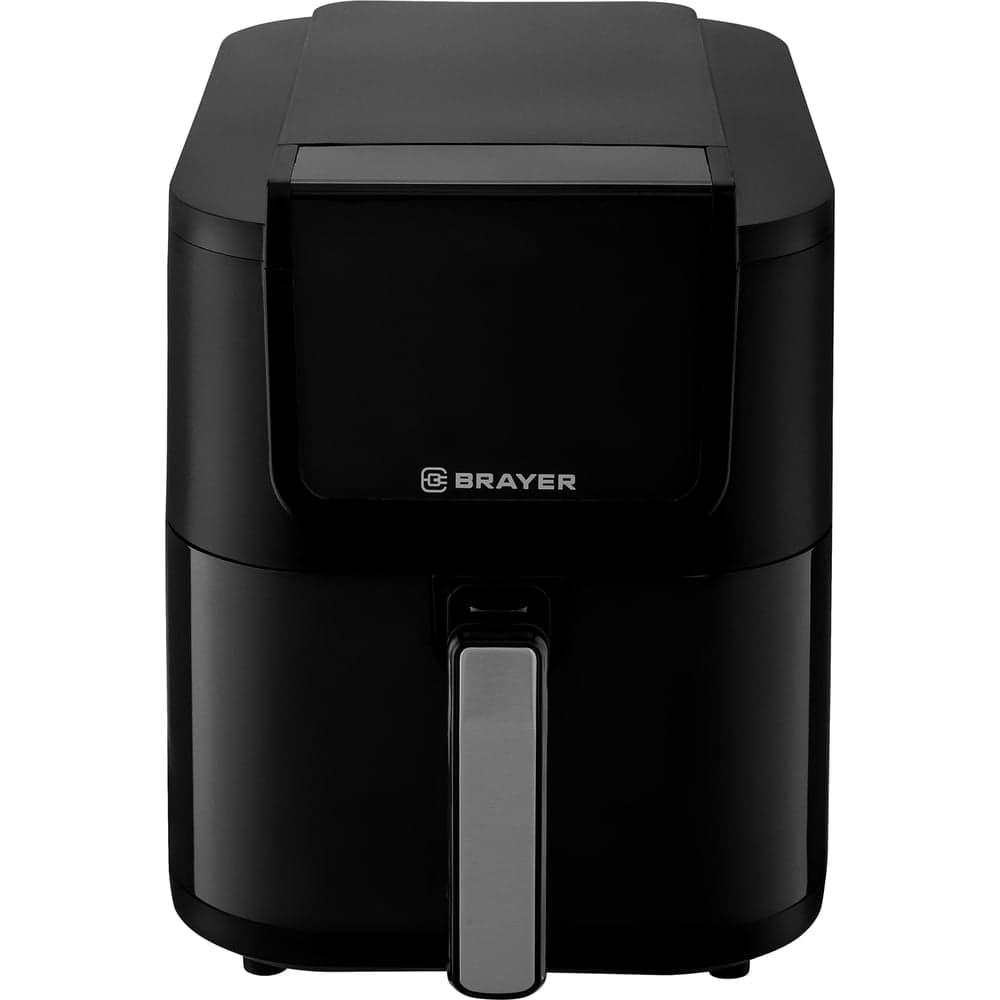 Аэрогриль BRAYER 2041BR, 1500 Вт, 5 л, t. 200°C, съемная решетка, таймер, LCD-дисплей, 8 программ BR2041