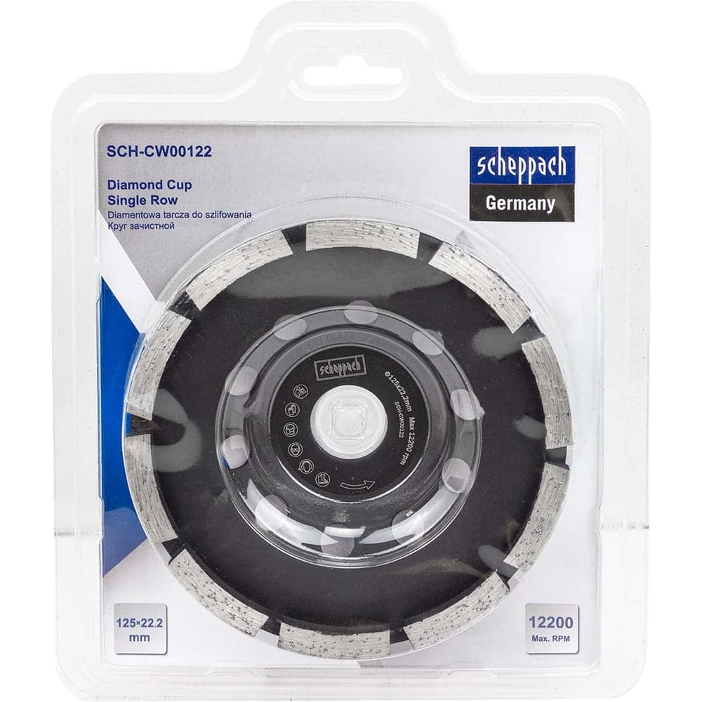 Круг зачистной Scheppach 125х22.2мм Sch-CW00122(62945)