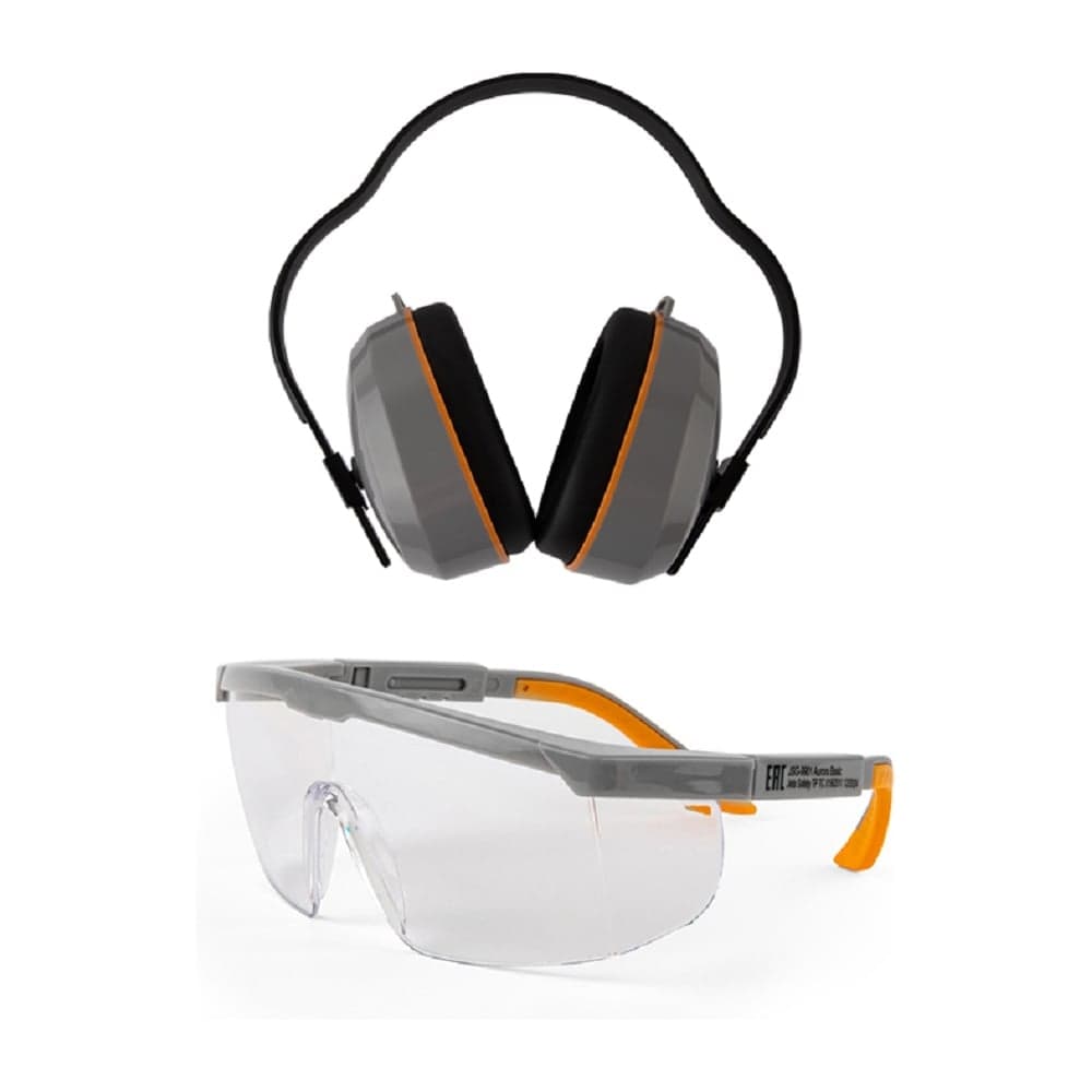 Комплект Jeta Safety противошумные наушники JEM-603 (27 дБ) + очки JSG-9911 JEM603-9911