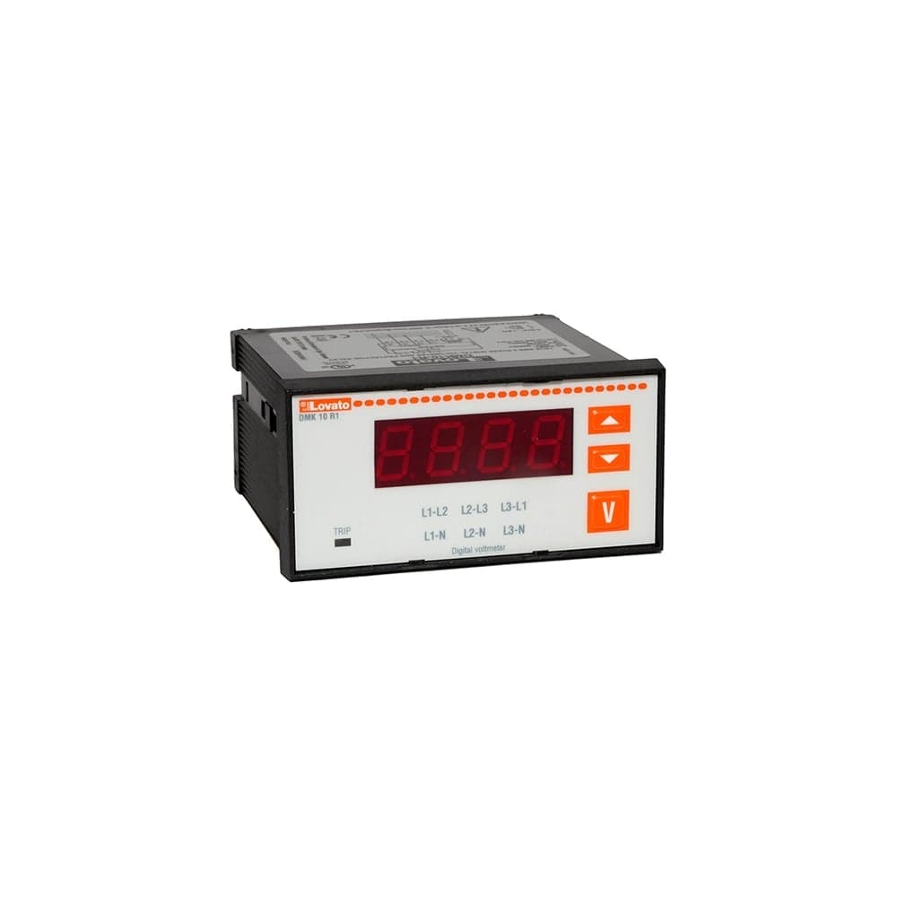 Вольтметр трехфазный с реле Lovato Electric DMK10R1