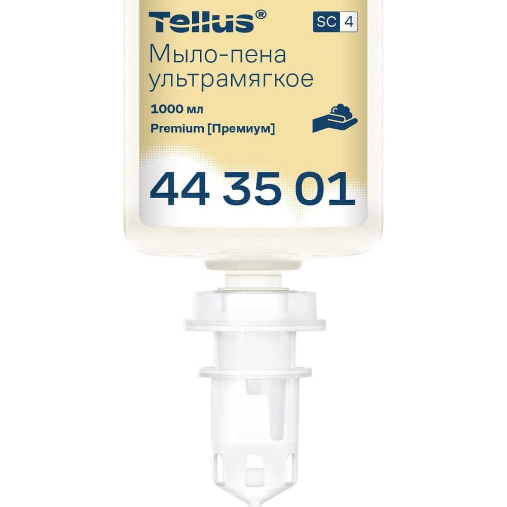Мыло-пена ультрамягкое Tellus SC4, 1000 мл, Премиум качества 443501