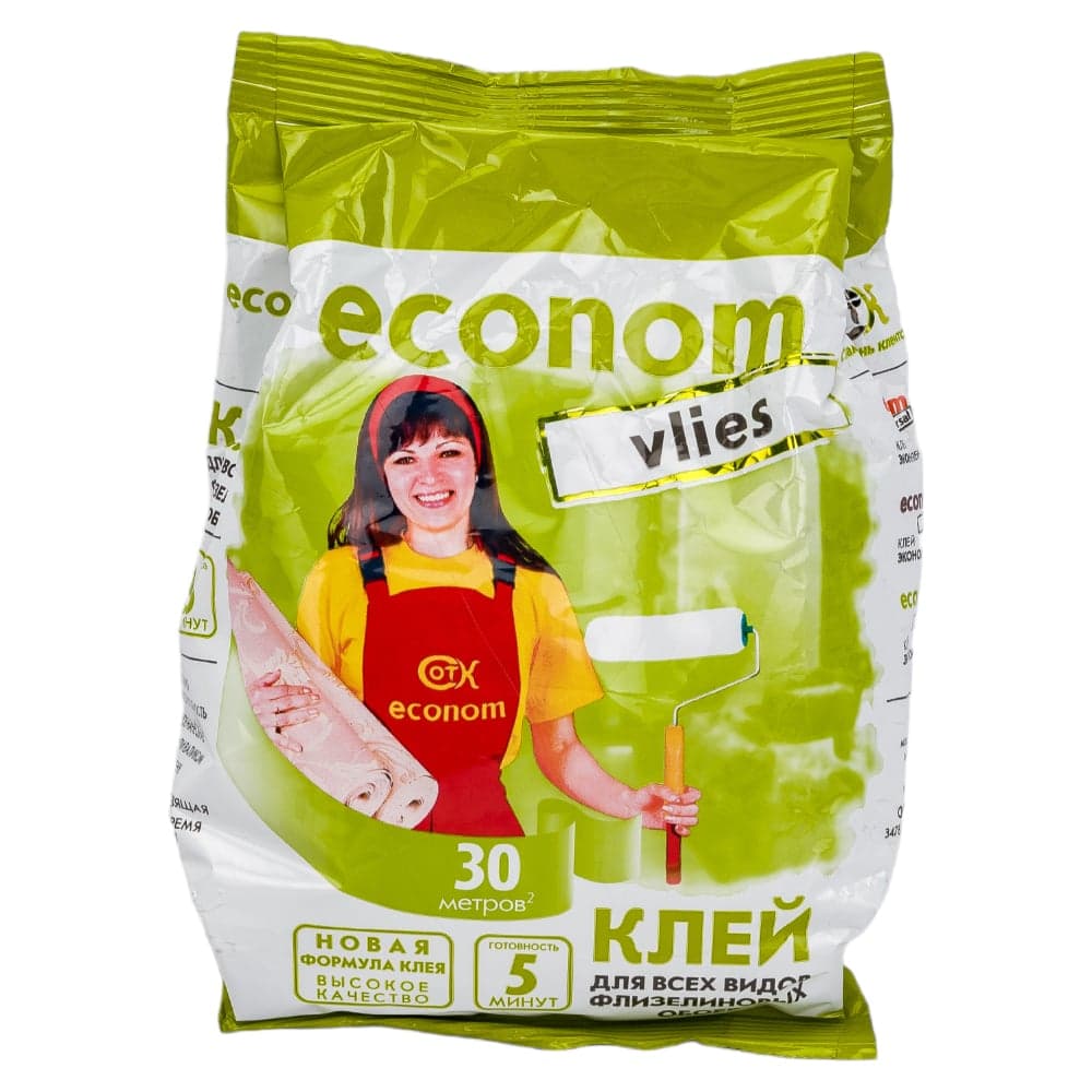 Клей econom ЭКОНОМ Флизелин 250 г 4607133680947