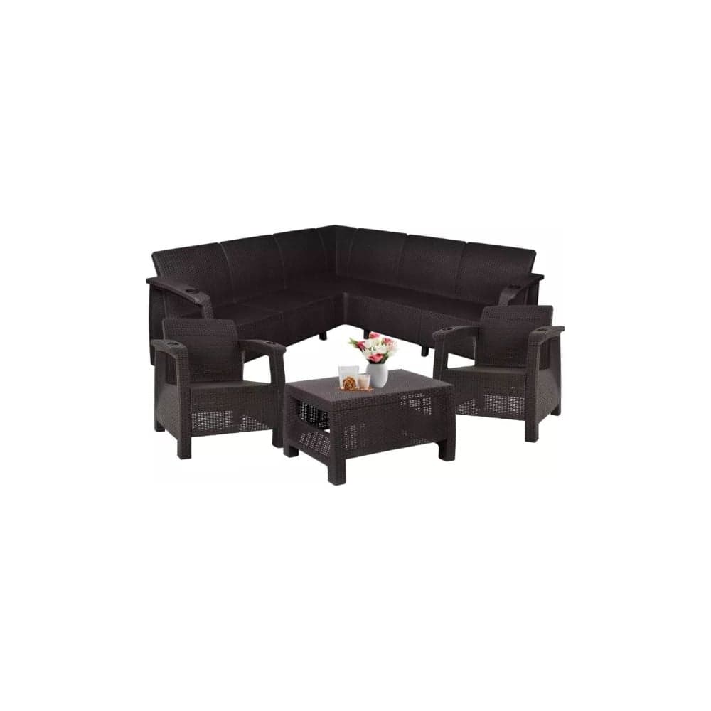 Комплект садовой мебели Set 5+1+1+кофейный столик без подушек HOMLYGREEN ARD258553