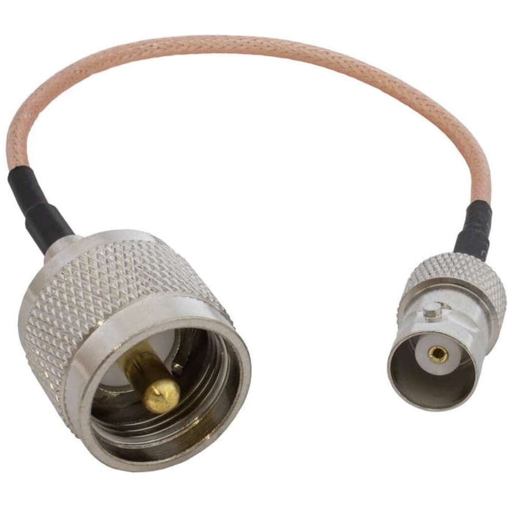 Переходник антенный RUICHI UHF-P/BNC-J RG316 15cm 124573