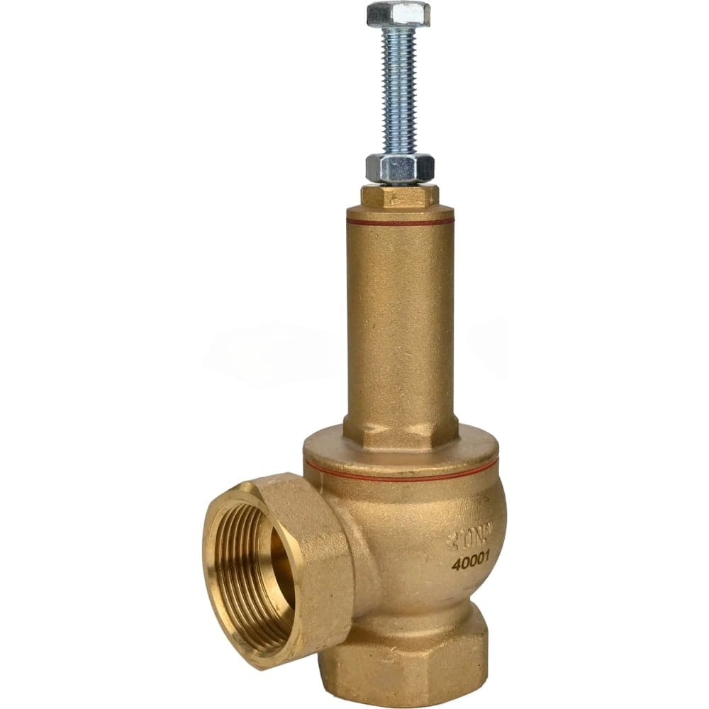 Клапан предохранительный DN.ru 617-617-PTFE-T Ду15 Ру16 корпус и запорный орган латунь CW617N, резьбовой D120-02212