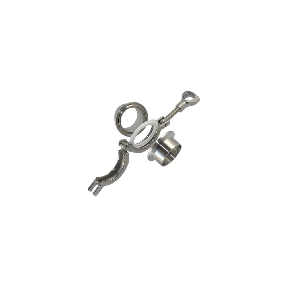 Clamp соединение в сборе NEWKEY DIN 32676, Silicon, AISI 304, DN80 (85мм) NK-CLPCSil80/4