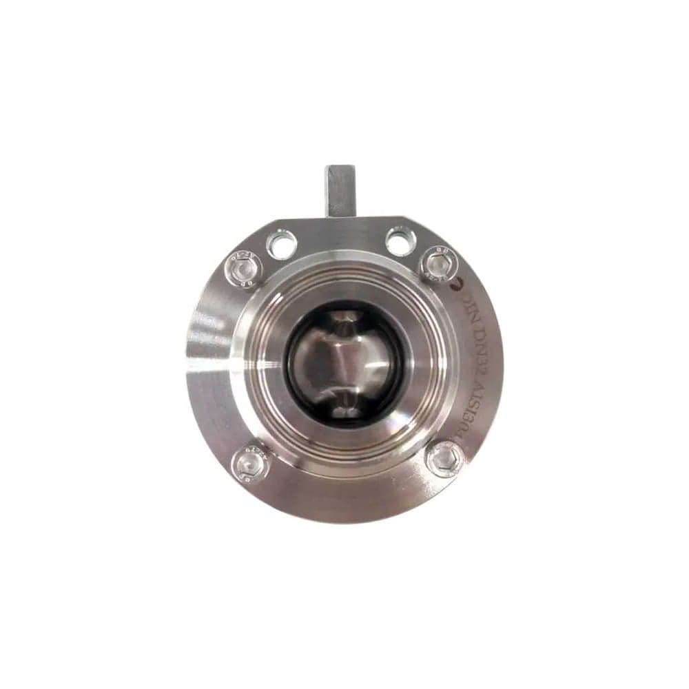 Затвор дисковый NEWKEY Clamp DIN нержавеющий, Силикон, AISI304 DN15 (1/2), (CF8), PN8 NK-DZCLPSil15/4